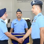 Air Marshal Walia Shaking Hands