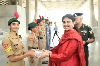 Award Being Given 1