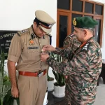 Ayodhya SSP Dr. Gaurav Grover Honoured with COAS Commendation Disc by General Upendra Dwivedi