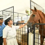 Cadet with Horse