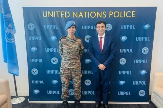 Faisal Shahkar was pleased to personally congratulate Major Abhilasha Barak