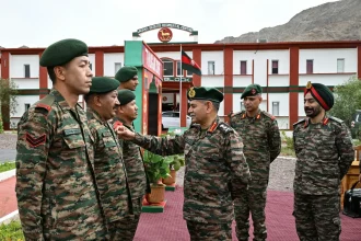 Gen Dwivedi Commending 2