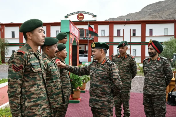 Gen Dwivedi Commending 2