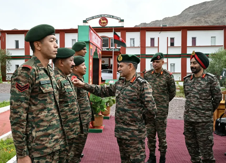 Gen Dwivedi Commending 2