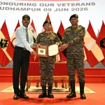 General Dwivedi with Veteran