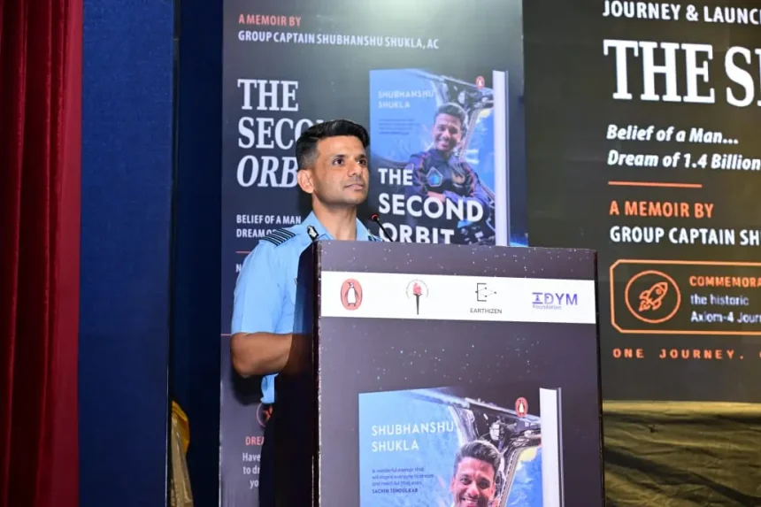 Group Captain Shubhanshu Shukla Launches ‘The Second Orbit’ Book to Inspire Children