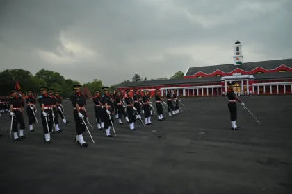 Rain Fails To Dampen Spirits As IMA Holds Commandant’s Parade Ahead Of Passing Out Parade