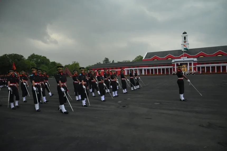 Rain Fails To Dampen Spirits As IMA Holds Commandant’s Parade Ahead Of Passing Out Parade