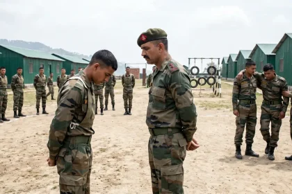 Indian Army Recruit Dismissed After Fight During Basic Training