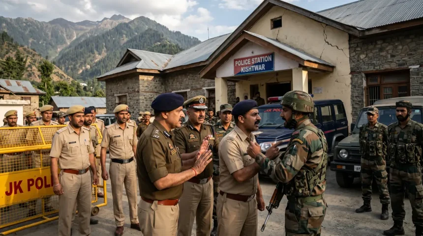 FIR Against 17 RR CO and 40 Soldiers Over Kishtwar Police Station Clash