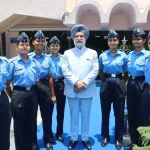 LG Delhi with Air Force Personnel