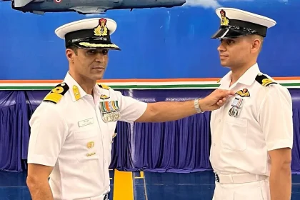 Budding Naval Fighter Pilot Lieutenant Nikhil Kumar Singh Earns Coveted ‘Wings of Gold’