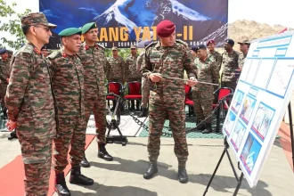 Lt Col Nishant Karki Leads Indian Army ASC Mountaineering Expedition to Mt Kang Yatse-II