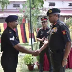 Lt Gen Anindya Sengupta Shaking Hands