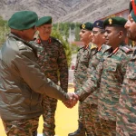Lt Gen Bhalla Shaking Hands