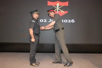 Lt Gen Devendra Sharma Commending