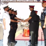 Lt Gen Devendra Sharma Shaking Hands