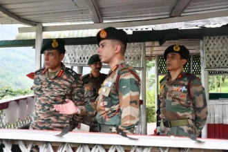 Lt Gen Kalia Reviewing 1