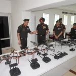 Lt Gen Manjinder Singh Reviewing