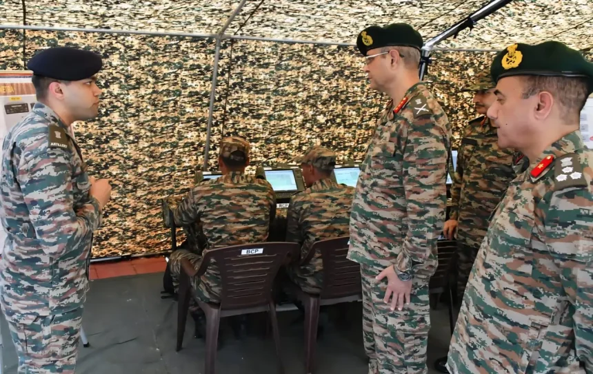 Lt Gen Misra and Other Officers
