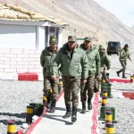 Lt Gen Pratik Sharma Walking