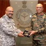 Lt Gen Sharma and Air Marshal Thomas