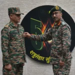 Lt Gen VMB Krishnan Commending 1