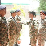 Lt Gen VMB Krishnan Commending 2