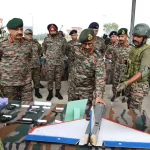 Lt Gen VMB Krishnan Reviewing Drones