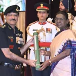 Major General Vikas Choudhary Getting AVSM from President