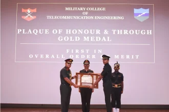 Officer Getting Award
