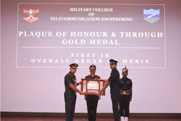 Officer Getting Award