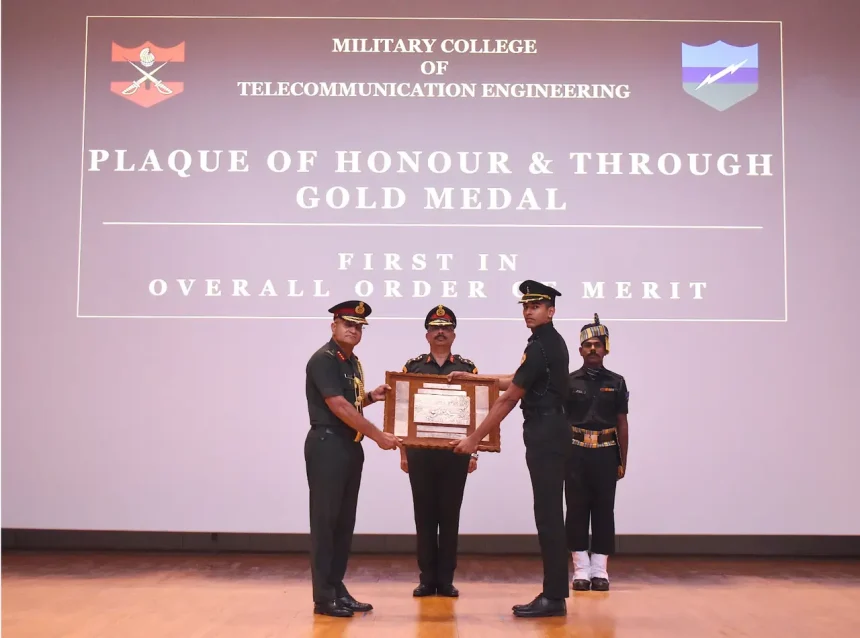 Officer Getting Award