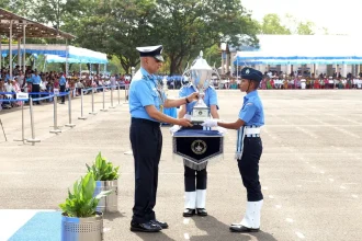 Officer Giving Trophy 1