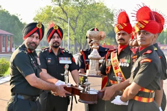 Officer Giving Trophy 2