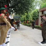 Officer Saluting