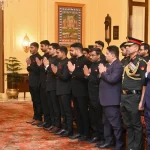 Officer Trainees of Military Engineer Services and President