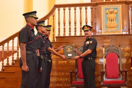 Officer with Cadets