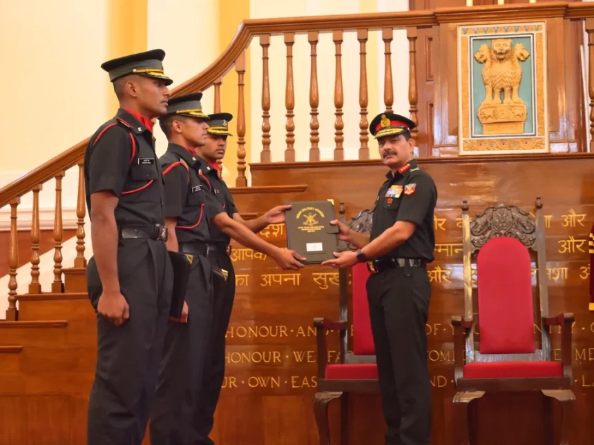 Officer with Cadets