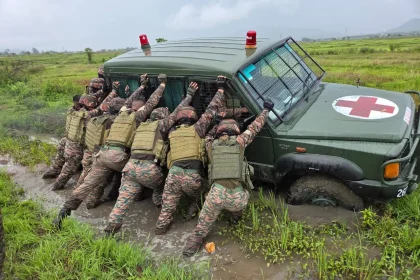 Officers Recovering Van