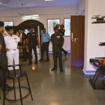 Officers Reviewing Drones