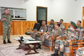 Officers Reviewing