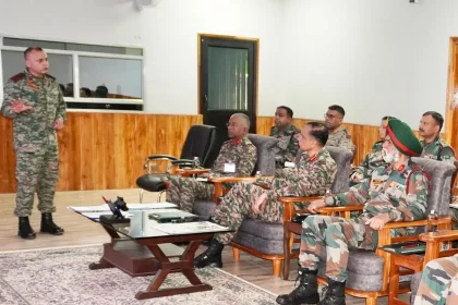 Officers Reviewing