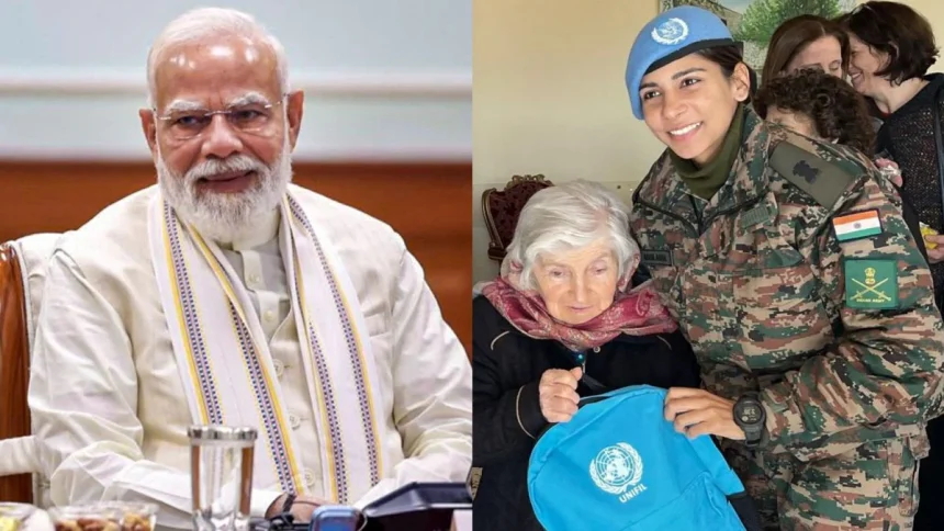 PM Modi and Major Barak