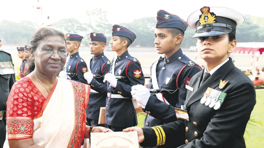 President Murmu and Cadet