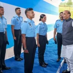 Rajnath Singh Interacting