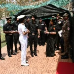 Surg Vice Admiral Arti Sarin Reviews Field Hospitals at Dehradun Military Station