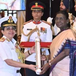Surgeon Vice Admiral Kavita Sahai Retired Getting AVSM from President