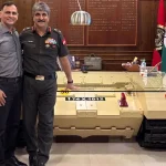 Indian Army General’s Tank-Shaped Office Desk Goes Viral