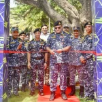 VAdm Sanjay Bhalla Cutting Ribbon